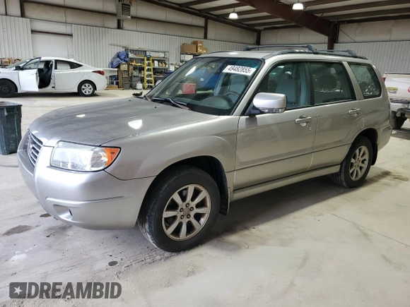 2007 Subaru Forester X w/Premium Pkg with VIN JF1SG65617H727721, listed as a Copart auction lot 49482855 with 141,532 mi miles and Salvage Title. Bid and sale history available at carsss.com. Image 1.
