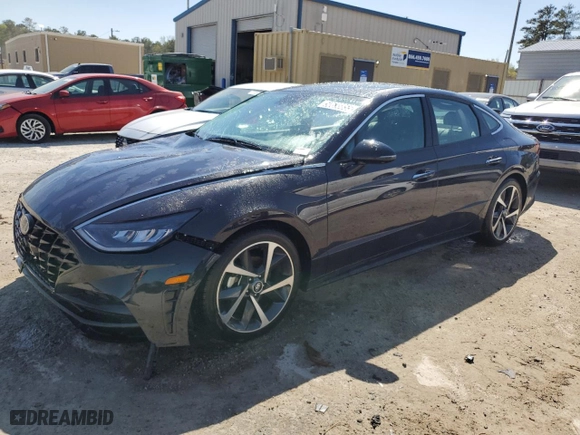 2023 Hyundai Sonata SEL Plus with VIN KMHL44J20PA278468, listed as a Copart auction lot 50638855 with 57,846 mi miles and Non Repairable. Bid and sale history available at carsss.com. Image 1.