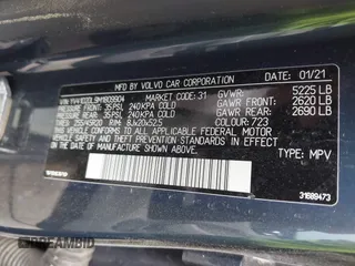2021 Volvo XC60 Inscription с VIN YV4102DL9M1809904, выставлен на аукционе IAAI как лот 41953852 с пробегом 20 311 миль миль и . История ставок и продаж доступна на DreamBid. Изображение 9.