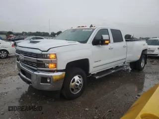 2018 Chevrolet Silverado 3500HD LTZ z VIN 1GC4K0EY6JF165253, wystawiony jako Copart lot #65413915 z przebiegiem Nie podano mil oraz Czysty tytuł • Clean title. Historia ofert i sprzedaży dostępna na DreamBid. Obrazek 1.