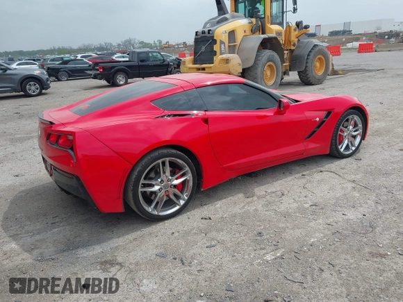 2018 Chevrolet Corvette 1LT with VIN 1G1YB2D75J5101256, listed as a IAAI auction lot 41912771 with 23,160 mi miles. Bid and sale history available at carsss.com. Image 4.