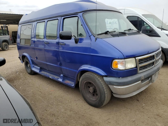 1995 Dodge Ram Van with VIN 2B6HB21Y2SK521529, listed as a Copart auction lot 82165064 with NaN miles and Salvage Title. Bid and sale history available at carsss.com. Image 4.