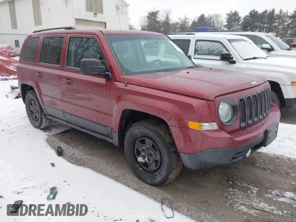 2015 Jeep Patriot Sport with VIN 1C4NJPBA4FD313006, listed as a IAAI auction lot 41536772 with 148,914 mi miles. Bid and sale history available at carsss.com. Image 1.