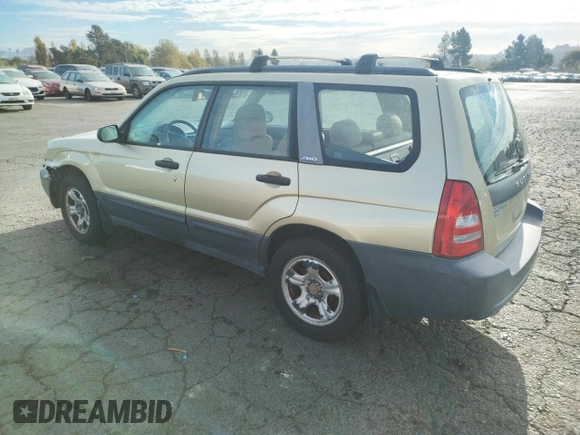 2003 Subaru Forester X with VIN JF1SG63683H737806, listed as a Copart auction lot 78750074 with 109,099 mi miles and Salvage Title. Bid and sale history available at carsss.com. Image 2.
