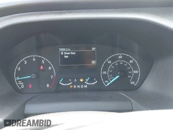 2022 Ford Transit Cargo with VIN 1FTBR3U85NKA64529, listed as a IAAI auction lot 40581639 with 70,680 mi miles and . Bid and sale history available at DreamBid. Image 7.