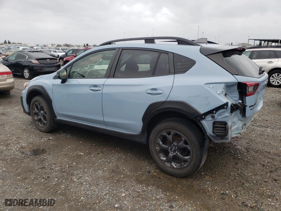 2023 Subaru Crosstrek Sport with VIN JF2GTHRC6PH220645, listed as a Copart auction lot 44958645 with 99,515 mi miles and Salvage Title. Bid and sale history available at carsss.com. Image 2.