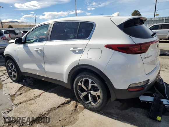 2020 Kia Sportage LX with VIN KNDPMCAC3L7641720, listed as a Copart auction lot 46165115 with 36,806 mi miles and Salvage Title. Bid and sale history available at carsss.com. Image 2.