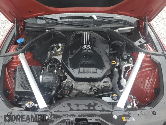 2023 Genesis G70 2.0T with VIN KMTG34TA6PU132041, listed as a Copart auction lot 82761074 with 33,317 mi miles and Salvage Title. Bid and sale history available at DreamBid. Image 11.