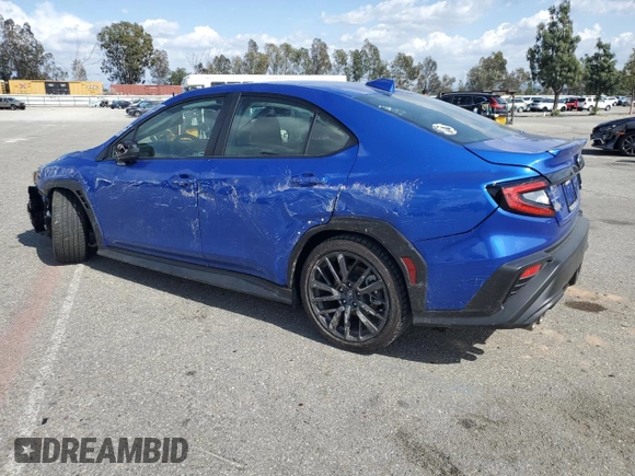2024 Subaru WRX Premium с VIN JF1VBAH61R9811657, выставлен на аукционе Copart как лот 51669315 с пробегом 2 056 миль миль и Списание • Salvage title. История ставок и продаж доступна на DreamBid. Изображение 2.