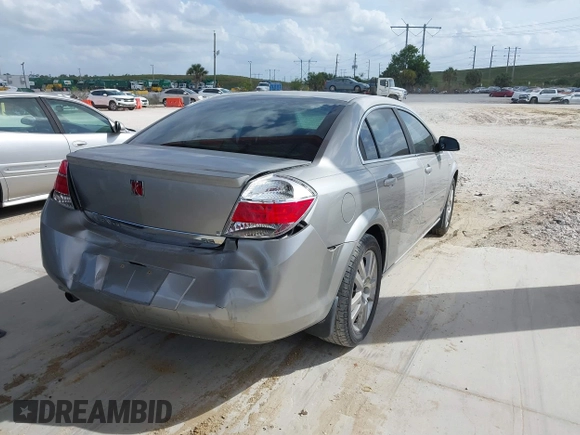 2008 Saturn Aura XE with VIN 1G8ZS57N68F214090, listed as a IAAI auction lot 41709929 with 55,005 mi miles. Bid and sale history available at carsss.com. Image 4.