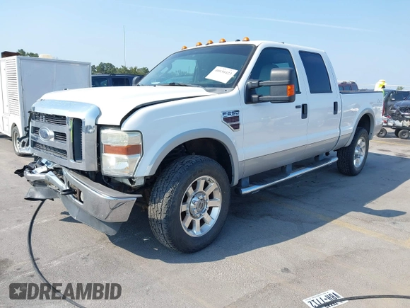 2008 Ford F-250 XL with VIN 1FTSW21R68EE10400, listed as a IAAI auction lot 40030423 with 160,032 mi miles. Bid and sale history available at carsss.com. Image 17.