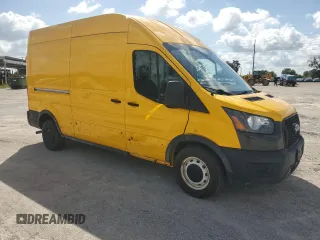 2023 Ford Transit Cargo with VIN 1FTBR1X81PKA74025, listed as a Copart auction lot 66054085 with 48,053 mi miles and Salvage title. Bid and sale history available at DreamBid. Image 4.