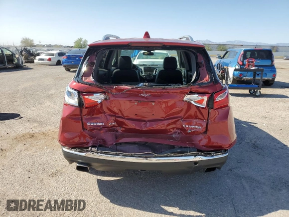 2019 Chevrolet Equinox Premier with VIN 2GNAXPEX7K6212314, listed as a Copart auction lot 60274755 with 84,647 mi miles and Salvage title. Bid and sale history available at DreamBid. Image 6.