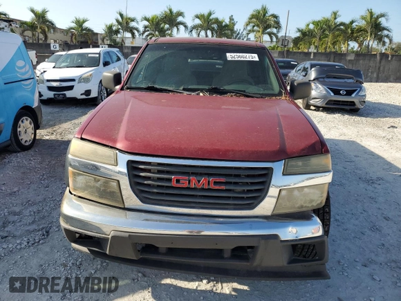 2004 GMC Canyon SLE Z71 with VIN 1GTDT196948123874, listed as a Copart auction lot 52560275 with 184,873 mi miles and Clean Title. Bid and sale history available at carsss.com. Image 5.