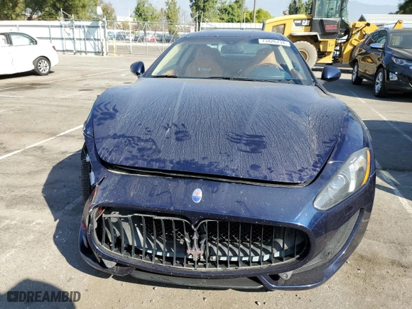 2013 Maserati GranTurismo Sport with VIN ZAM45VLA1D0073223, listed as a Copart auction lot 73426734 with 0 mi miles and Salvage Title. Bid and sale history available at carsss.com. Image 5.