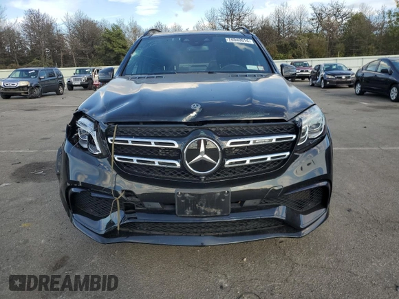 2018 Mercedes-Benz GLS 63 AMG with VIN 4JGDF7FE5JB060580, listed as a Copart auction lot 74040014 with 62,749 mi miles and Salvage title. Bid and sale history available at DreamBid. Image 5.