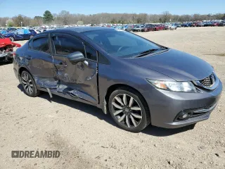 2014 Honda Civic EX-L with VIN 19XFB2F95EE079184, listed as a Copart auction lot 49481125 with 125,986 mi miles and Clean Title. Bid and sale history available at DreamBid. Image 4.