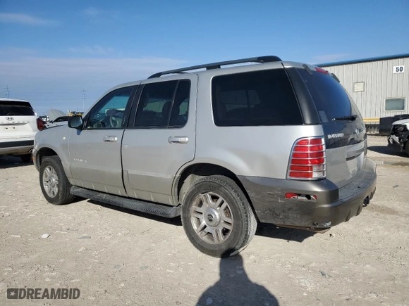 2002 Mercury Mountaineer with VIN 4M2ZU66K32ZJ43699, listed as a Copart auction lot 84080154 with 0 mi miles and Salvage Title. Bid and sale history available at carsss.com. Image 2.