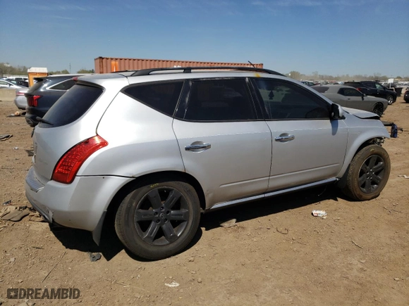 2006 Nissan Murano SL with VIN JN8AZ08W36W528435, listed as a Copart auction lot 51998144 with 159,395 mi miles and Salvage Title. Bid and sale history available at carsss.com. Image 3.