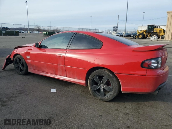 2006 Pontiac GTO z VIN 6G2VX12U06L561062, wystawiony jako Copart lot #44526895 z przebiegiem 73 242 mil mil oraz Szkody całkowita. Historia ofert i sprzedaży dostępna na DreamBid. Obrazek 2.