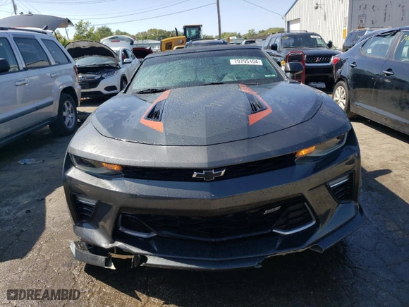 2017 Chevrolet Camaro 2SS with VIN 1G1FH3D73H0156288, listed as a Copart auction lot 70795104 with 54,983 mi miles and Salvage Title. Bid and sale history available at carsss.com. Image 5.