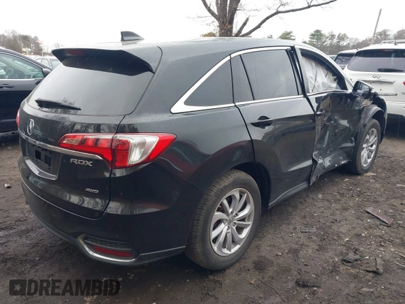 2017 Acura RDX w/Technology Pkg with VIN 5J8TB4H56HL032364, listed as a IAAI auction lot 41866614 with 83,450 mi miles. Bid and sale history available at carsss.com. Image 4.