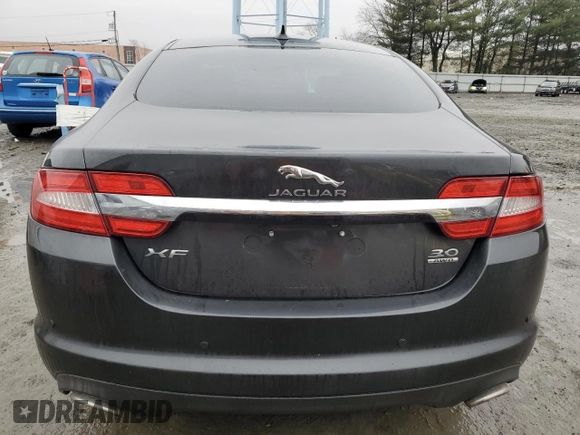 2014 Jaguar XF V6 SC with VIN SAJWJ0EF8E8U20460, listed as a Copart auction lot 43405755 with 83,834 mi miles and Salvage Title. Bid and sale history available at carsss.com. Image 6.