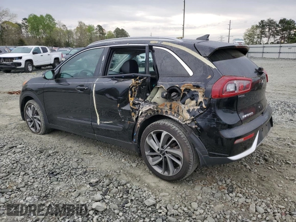 2017 Kia Niro Touring with VIN KNDCE3LC7H5055145, listed as a Copart auction lot 45996494 with 90,695 mi miles and Salvage Title. Bid and sale history available at DreamBid. Image 2.
