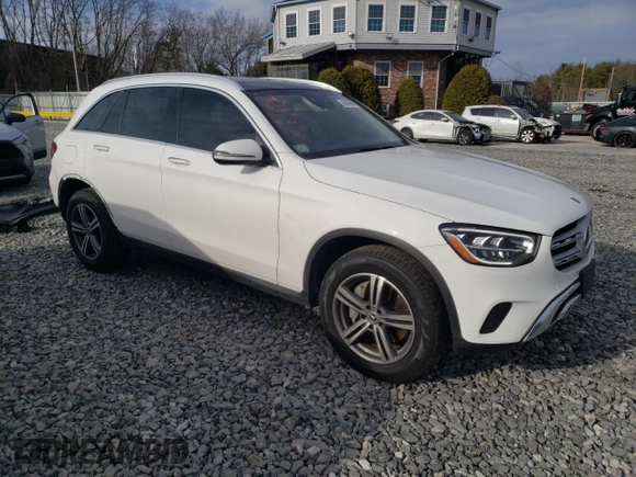 2020 Mercedes-Benz GLC with VIN WDC0G8EBXLF718526, listed as a Copart auction lot 49490685 with 75,023 mi miles and Salvage Title. Bid and sale history available at carsss.com. Image 4.