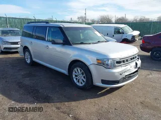 2016 Ford Flex SE with VIN 2FMGK5B8XGBA23900, listed as a IAAI auction lot 41599714 with 102,961 mi miles. Bid and sale history available at carsss.com. Image 1.