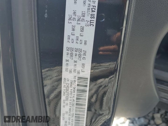 2015 Dodge Grand Caravan American Value with VIN 2C4RDGBG3FR702892, listed as a Copart auction lot 53541505 with Not Provided miles and Salvage Title. Bid and sale history available at DreamBid. Image 13.