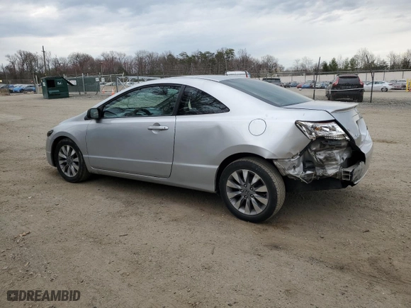 2009 Honda Civic Cpe EX with VIN 2HGFG12849H537298, listed as a Copart auction lot 50982275 with 147,911 mi miles and Salvage Title. Bid and sale history available at carsss.com. Image 2.