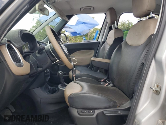 2014 FIAT 500L Lounge с VIN ZFBCFACH5EZ017479, выставлен на аукционе Copart как лот 62005845 с пробегом 46 158 миль миль и Чистый • Clean title. История ставок и продаж доступна на DreamBid. Изображение 7.