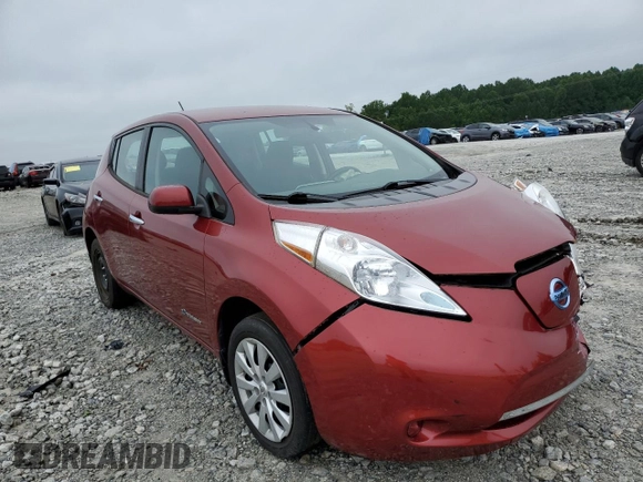 2015 Nissan LEAF SV with VIN 1N4AZ0CP9FC332115, listed as a Copart auction lot 57519363 with 26,964 mi miles. Bid and sale history available at carsss.com. Image 4.