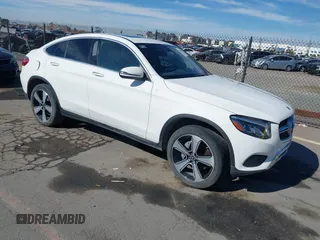 2018 Mercedes-Benz GLC with VIN WDC0J4KB3JF387946, listed as a IAAI auction lot 41494182 with 75,149 mi miles. Bid and sale history available at carsss.com. Image 1.