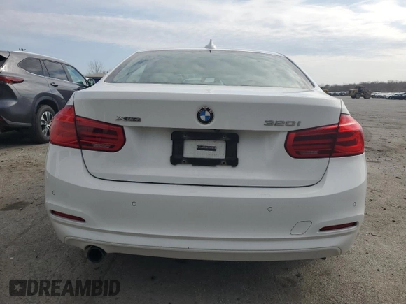 2017 BMW 3 Series 320i xDrive with VIN WBA8E5G57HNU22247, listed as a Copart auction lot 49698215 with Not provided miles and Salvage title. Bid and sale history available at DreamBid. Image 6.