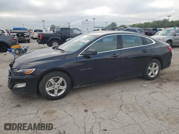 2022 Chevrolet Malibu LS with VIN 1G1ZB5ST6NF213716, listed as a Copart auction lot 67871534 with 38,985 mi miles and Salvage Title. Bid and sale history available at DreamBid. Image 1.