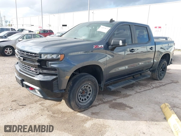 2021 Chevrolet Silverado 1500 LT Trail Boss with VIN 1GCPYFED6MZ137614, listed as a IAAI auction lot 40932872 with 63,087 mi miles and . Bid and sale history available at DreamBid. Image 20.