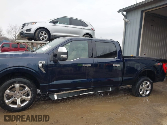 2023 Ford F-150 XL with VIN 1FTFW1E85PFA06249, listed as a IAAI auction lot 41675519 with 40,808 mi miles. Bid and sale history available at carsss.com. Image 14.