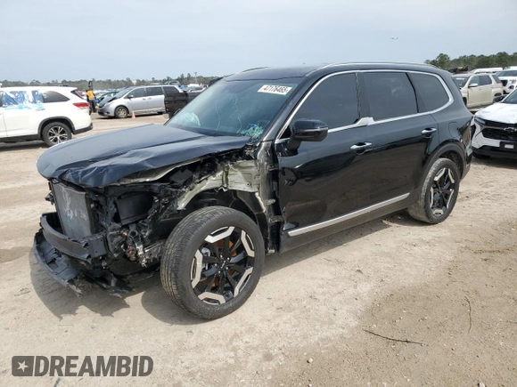 2024 Kia Telluride S z VIN 5XYP64GC8RG538442, wystawiony jako Copart lot #47176465 z przebiegiem 7 210 mil mil oraz Szkoda całkowita • Salvage title. Historia ofert i sprzedaży dostępna na DreamBid. Obrazek 1.