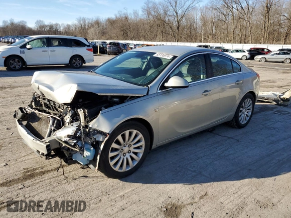 2011 Buick Regal CXL RL1 with VIN W04GN5EC5B1066860, listed as a Copart auction lot 85135974 with 128,587 mi miles and Salvage Title. Bid and sale history available at carsss.com. Image 1.