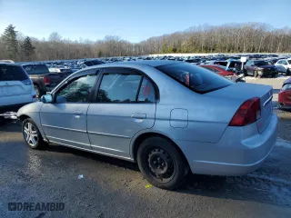 2003 Honda Civic EX with VIN 2HGES26783H552301, listed as a Copart auction lot 45025455 with 179,128 mi miles and Clean Title. Bid and sale history available at carsss.com. Image 2.