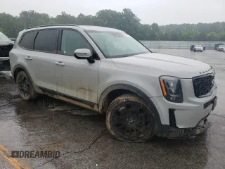 2022 Kia Telluride SX z VIN 5XYP5DHC7NG267823, wystawiony jako Copart lot #58433625 z przebiegiem 104 093 mil mil oraz Szkoda całkowita • Salvage title. Historia ofert i sprzedaży dostępna na DreamBid. Obrazek 4.