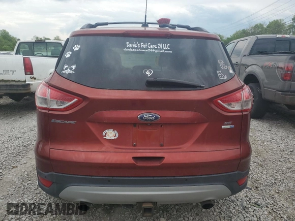 2014 Ford Escape SE with VIN 1FMCU9GXXEUD76953, listed as a Copart auction lot 56340015 with 118,327 mi miles and Salvage title. Bid and sale history available at DreamBid. Image 6.