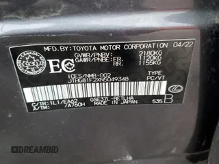 2022 Lexus IS 300 F Sport z VIN JTHG81F2XN5049348, wystawiony jako Copart lot #88201365 z przebiegiem 57 800 mil mil oraz Szkoda całkowita • Salvage title. Historia ofert i sprzedaży dostępna na DreamBid. Obrazek 13.