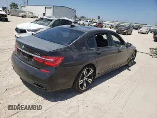 2017 BMW 7 Series 740i with VIN WBA7E2C53HG739785, listed as a Copart auction lot 62571063 with 0 mi miles. Bid and sale history available at carsss.com. Image 3.