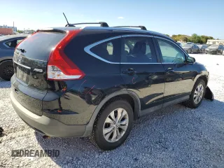 2012 Honda CR-V EX-L with VIN 2HKRM4H71CH631996, listed as a Copart auction lot 49314095 with 160,782 mi miles and Salvage Title. Bid and sale history available at carsss.com. Image 3.