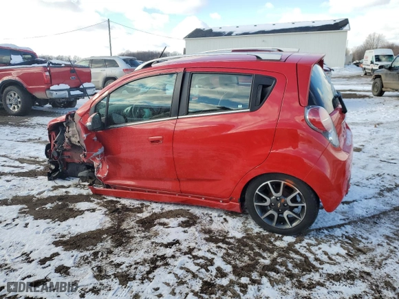 2015 Chevrolet Spark LT with VIN KL8CF6S99FC762768, listed as a Copart auction lot 82169414 with 0 mi miles and Salvage Title. Bid and sale history available at carsss.com. Image 2.