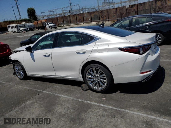 2019 Lexus ES 350 with VIN 58ABZ1B10KU024504, listed as a Copart auction lot 61675655 with 35,124 mi miles and Salvage title. Bid and sale history available at DreamBid. Image 2.