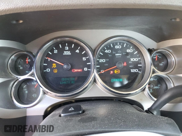 2013 GMC Sierra 1500 with VIN 1GD01ZCG6DF146248, listed as a Copart auction lot 49449585 with 124,679 mi miles and Salvage Title. Bid and sale history available at DreamBid. Image 9.